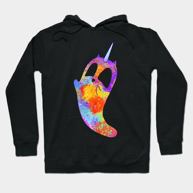 Kayley’s unicorn cat ghost 2 Hoodie by Surplusweird